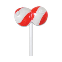 Horny Christmas Jingle Boobs Boobie Shaped Lollipop