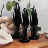 Clarity Utopian Nyx Noir Glass Plug Set