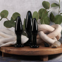 Clarity Utopian Nyx Noir Glass Plug Set