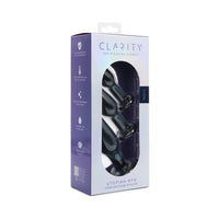 Clarity Utopian Nyx Noir Glass Plug Set
