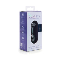Clarity Utopian Halite Noir Glass Plug