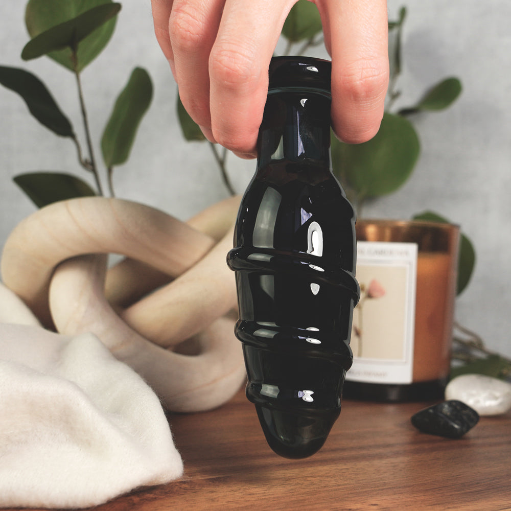 Clarity Utopian Mirage Noir Glass Plug