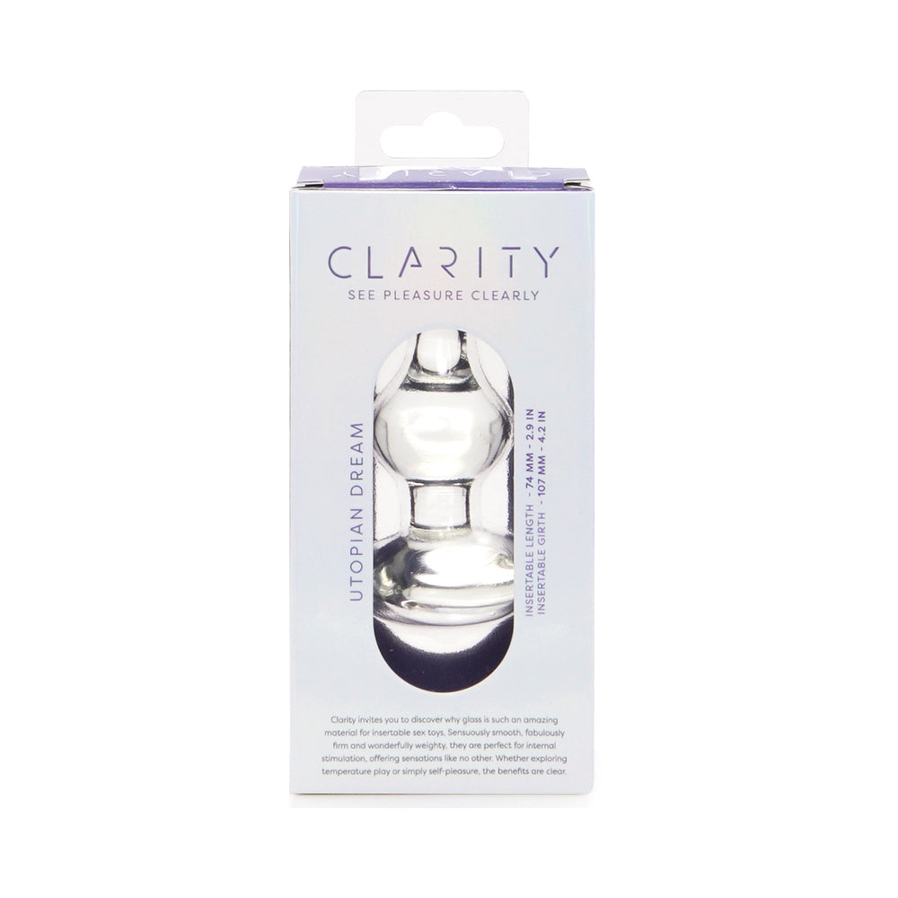 Clarity Utopian Dream Glass Plug