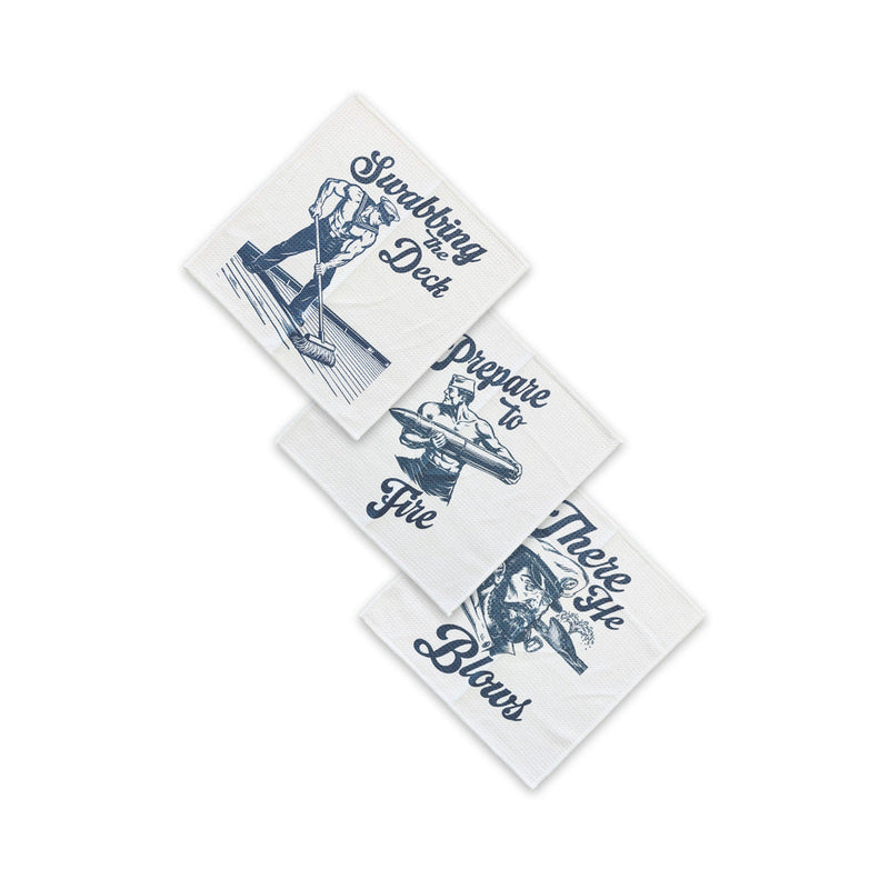 Cum Rags Seamen 3-Piece Set