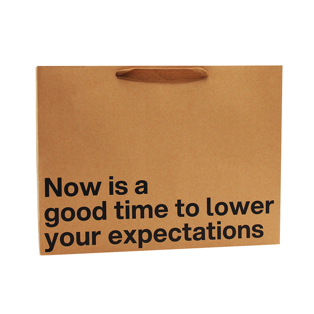 Lower Your Expectations Large Gift Bag