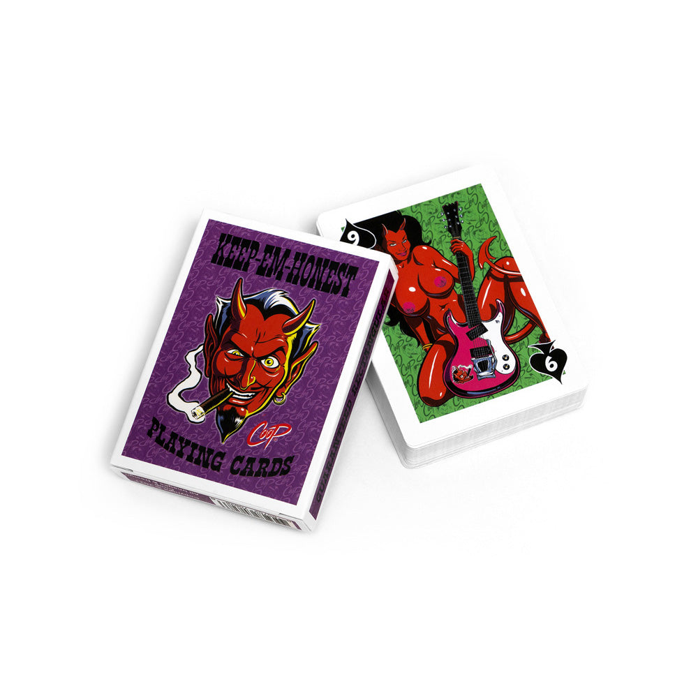 Coop's Keep-Em-Honest Playing Cards