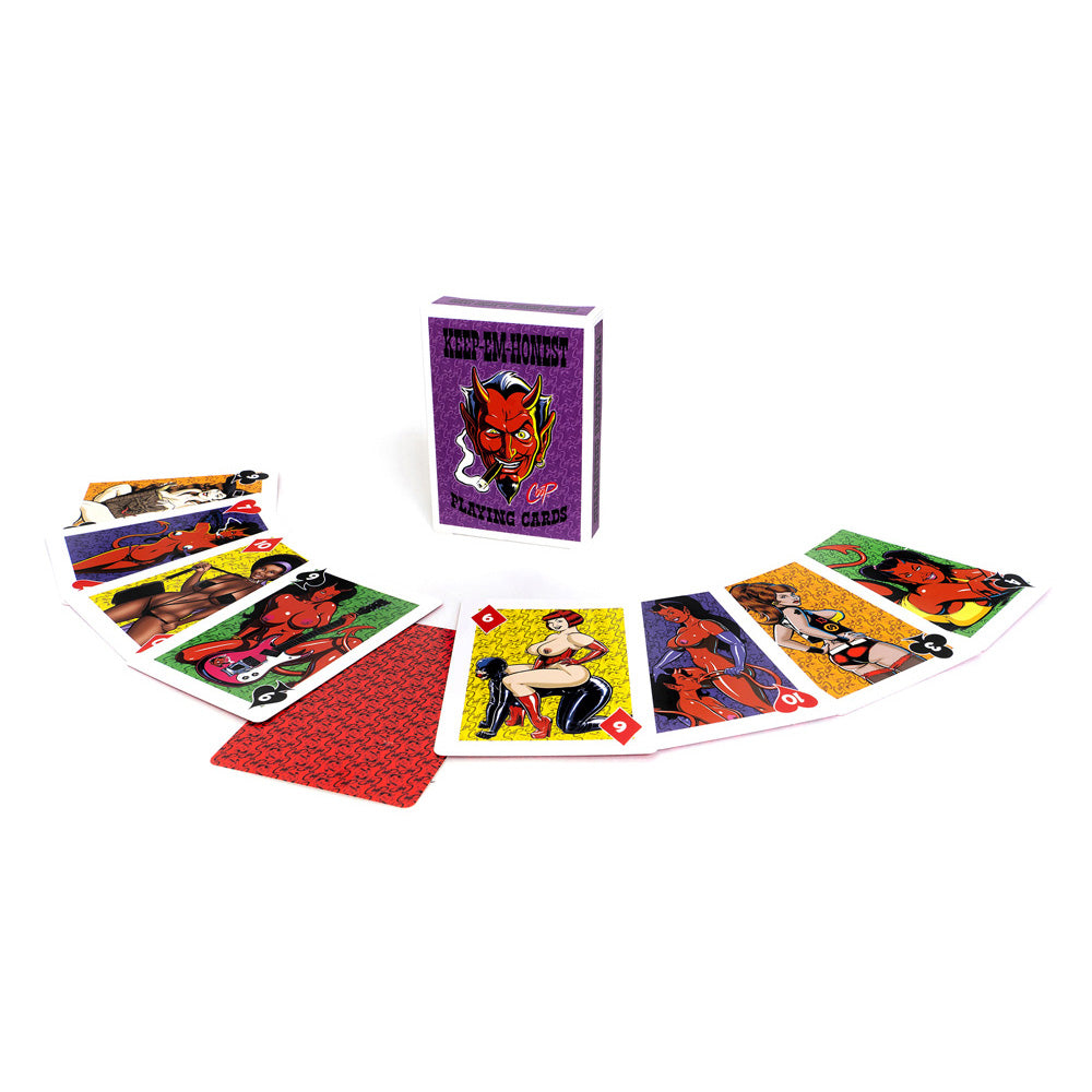 Coop's Keep-Em-Honest Playing Cards
