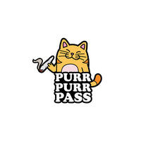 Purr Purr Pass Pin