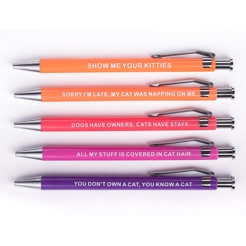 Cat People Pens 5-Pack