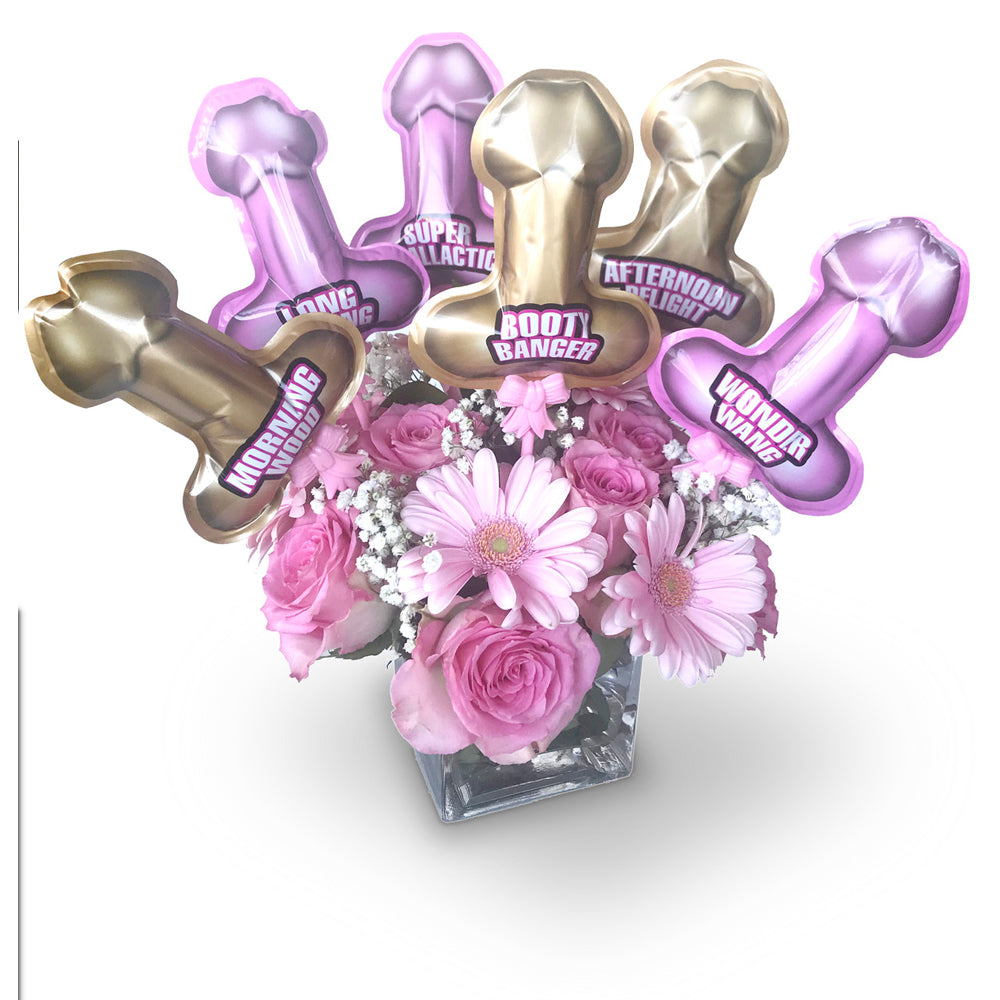 Glitterati Penis Pop up Balloons 6 Pack