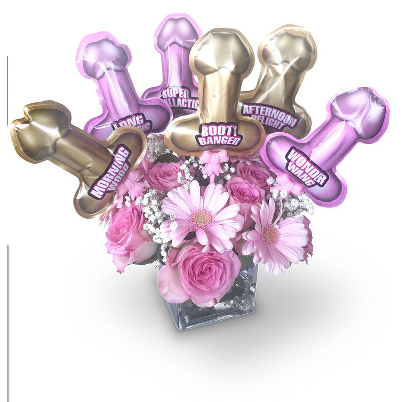 Glitterati Penis Pop up Balloons 6 Pack