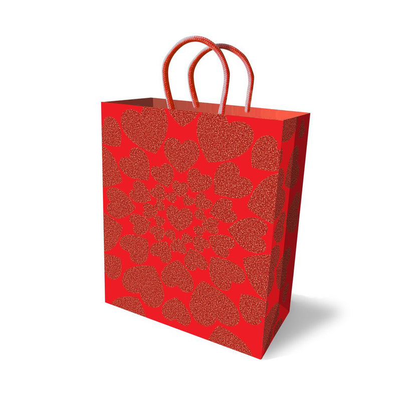 Glitter Hearts Gift Bag