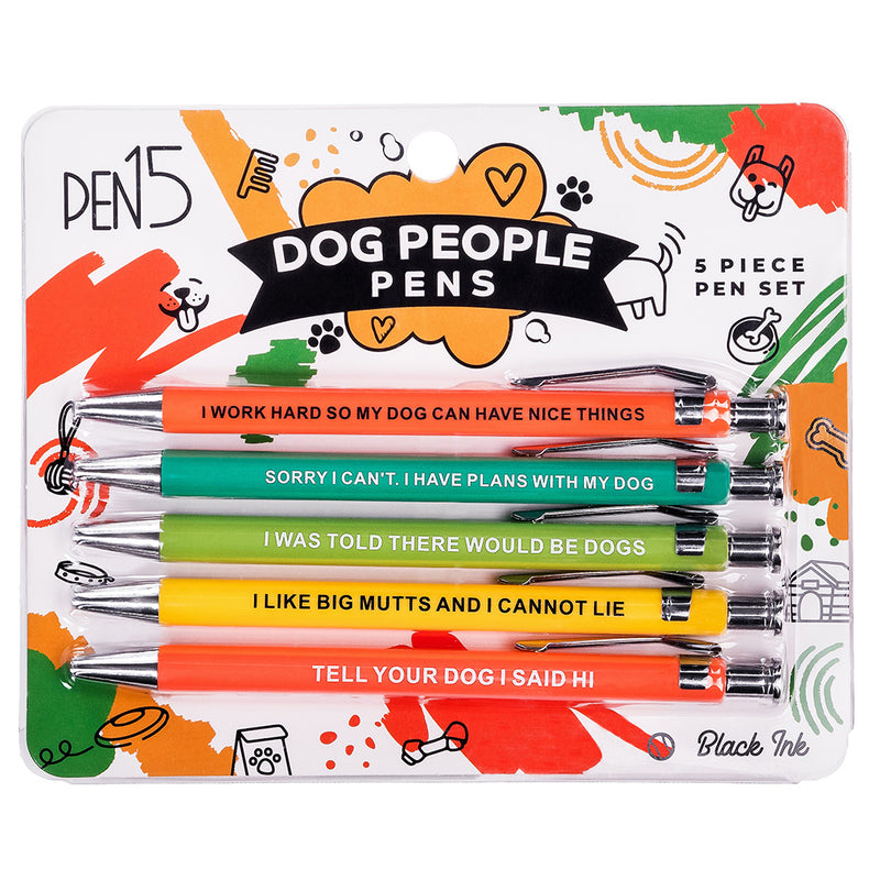Dog People Pens 5-Pack