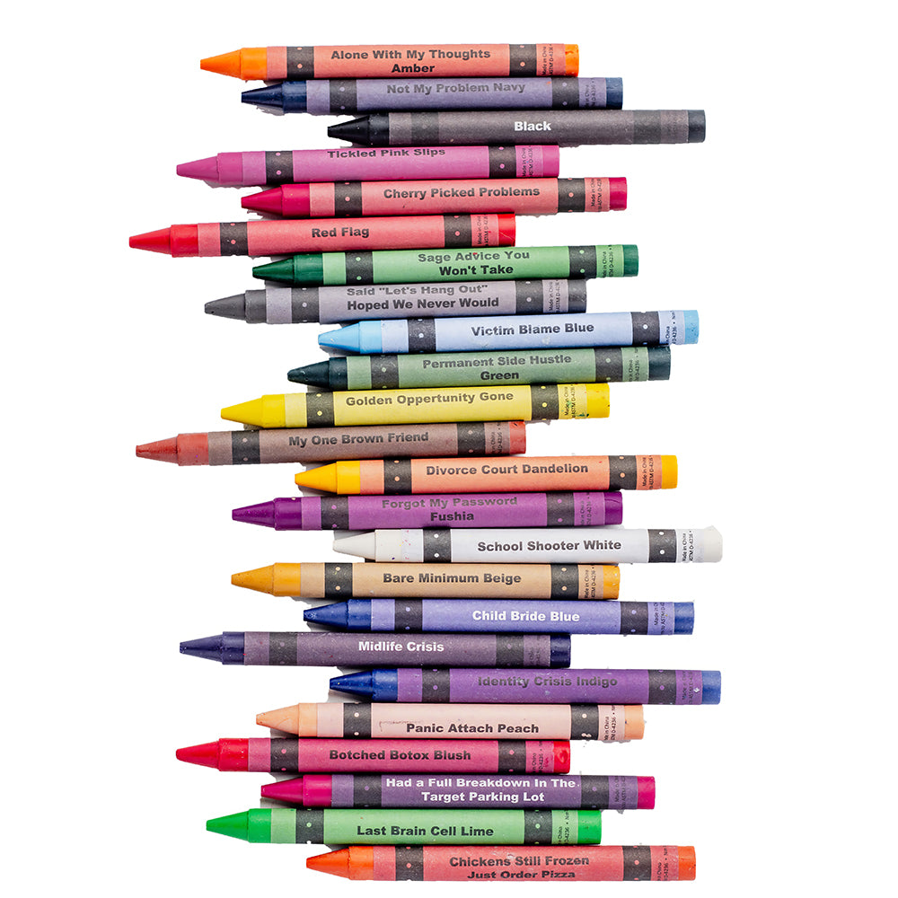 Offensive-Ish Crayons