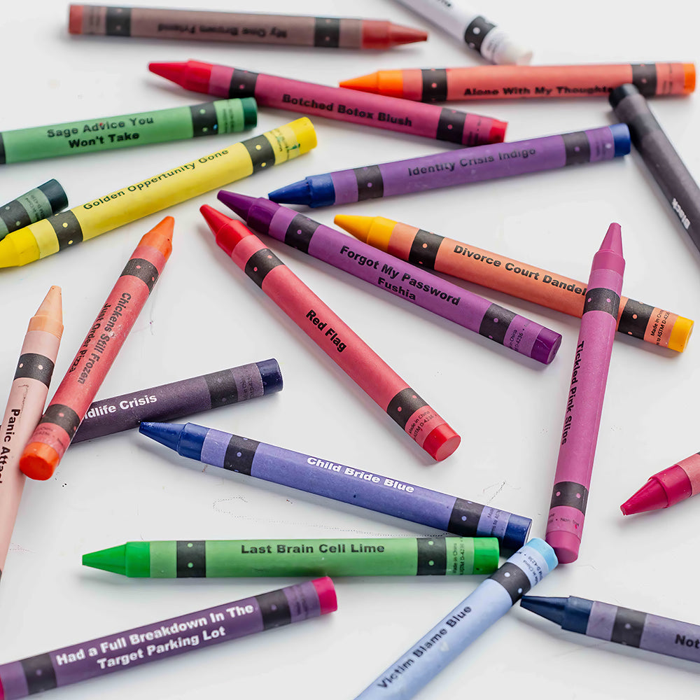 Offensive-Ish Crayons