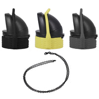 Rock Solid EZ Top Set Of 3 Black, Yellow, Grey