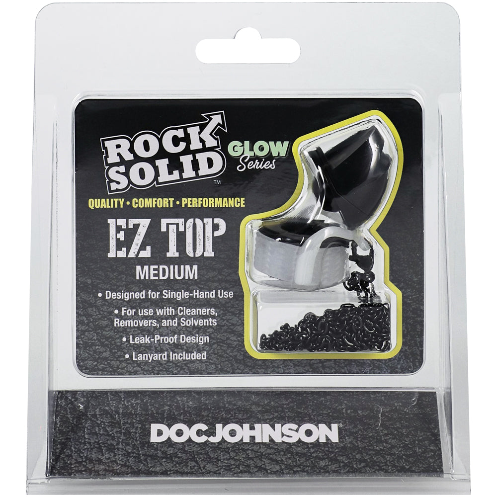 Rock Solid EZ Top Glow In The Dark Medium Black, Green Glow
