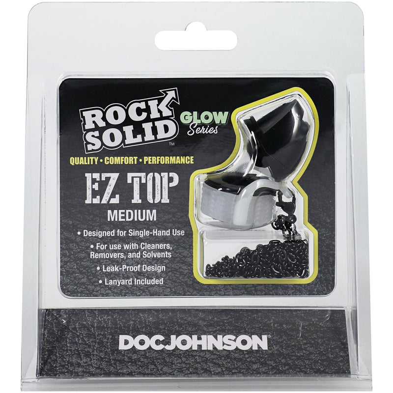 Rock Solid EZ Top Glow In The Dark Medium Black, Green Glow