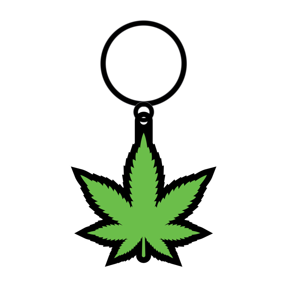 Green Leaf Keychain
