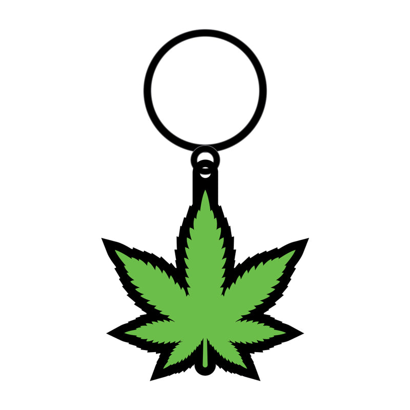 Green Leaf Keychain