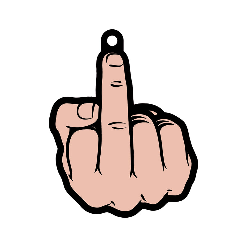 Middle Finger: Peach Air Freshener