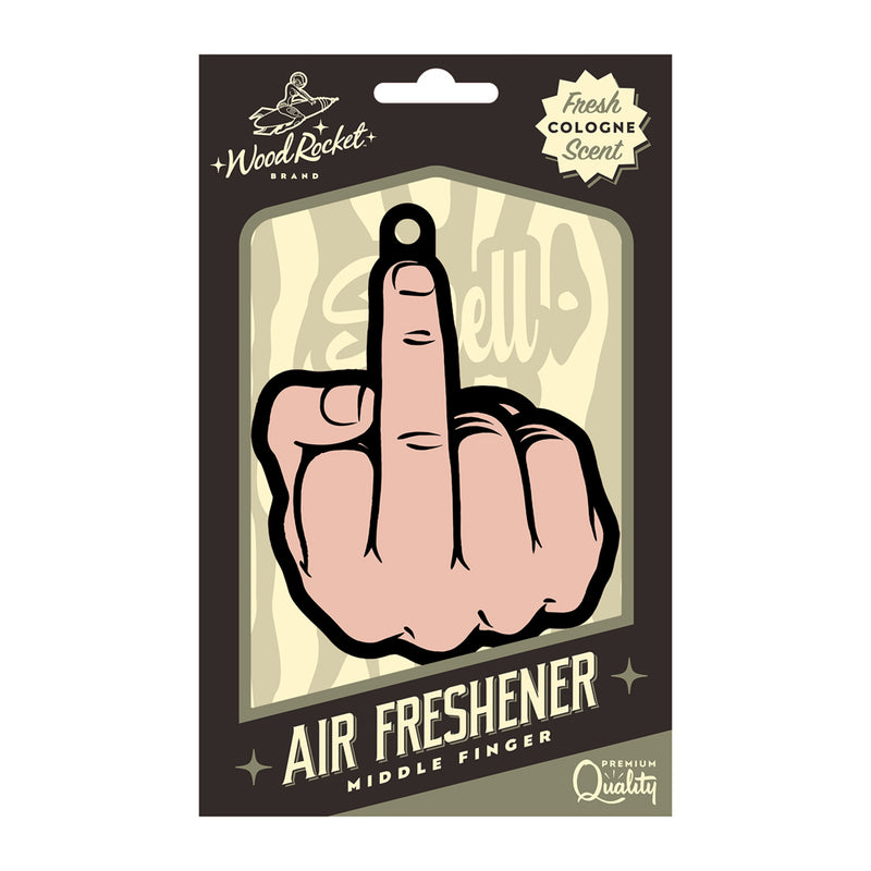 Middle Finger: Peach Air Freshener
