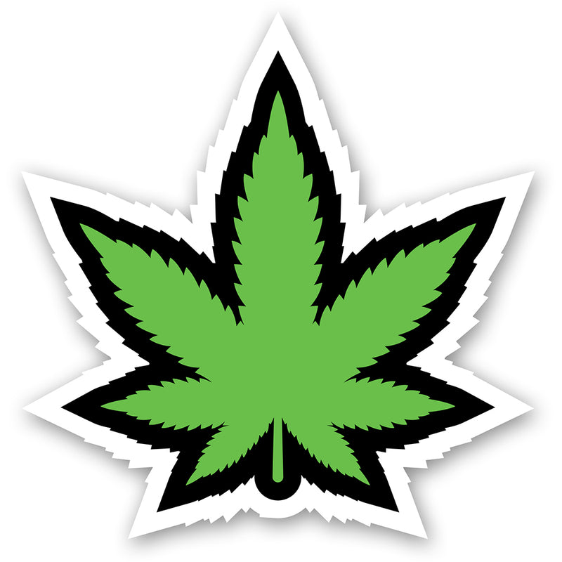 Green Leaf Sticker