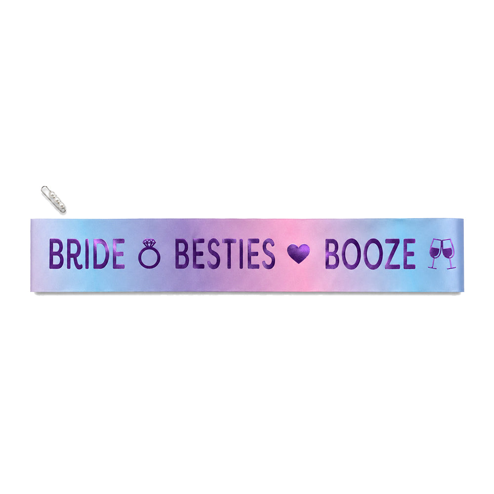 Bride Besties Booze Sash