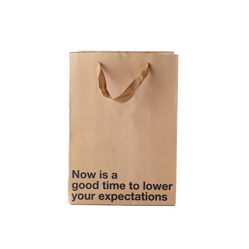 Now Is A Good Time To Lower Your Expectations 3-Pack Bag