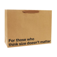 Size Doesn't Matter Large Gift Bag