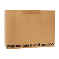May Contain A Wild Raccoon Large Gift Bag