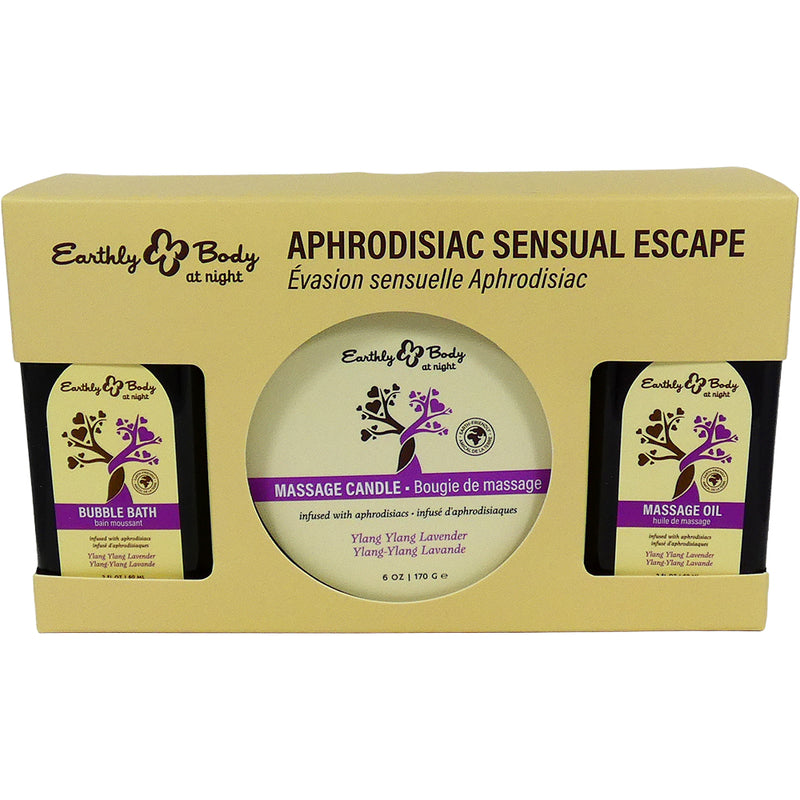 Earthly Body At Night Aphrodisiac Sensual Escape Gift Set Ylang Ylang Lavender