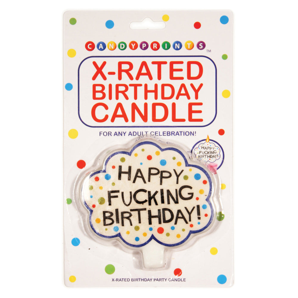 X-Rated Birthday Party Candle
