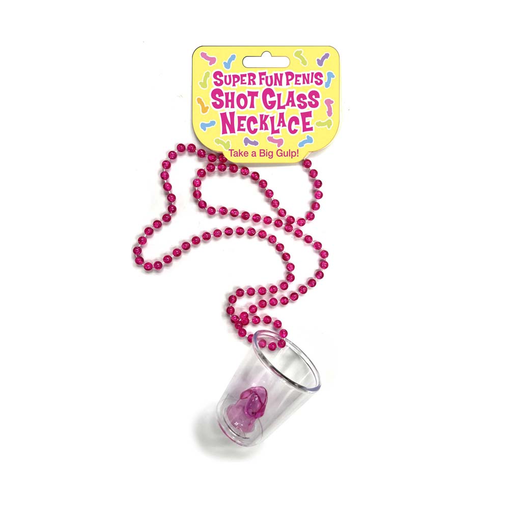 Super Fun Penis Shot Glass Necklace