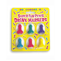 Super Fun Cocktail Markers Set Of 6