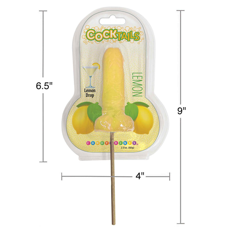 Cocktails 3D Lollipops Lemon