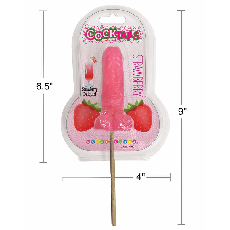 Cocktails 3D Lollipops Strawberry