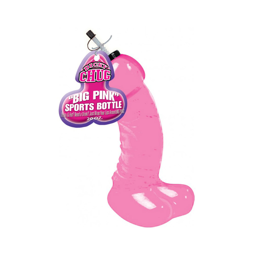 Dicky Chug Big Pink Sports Bottle