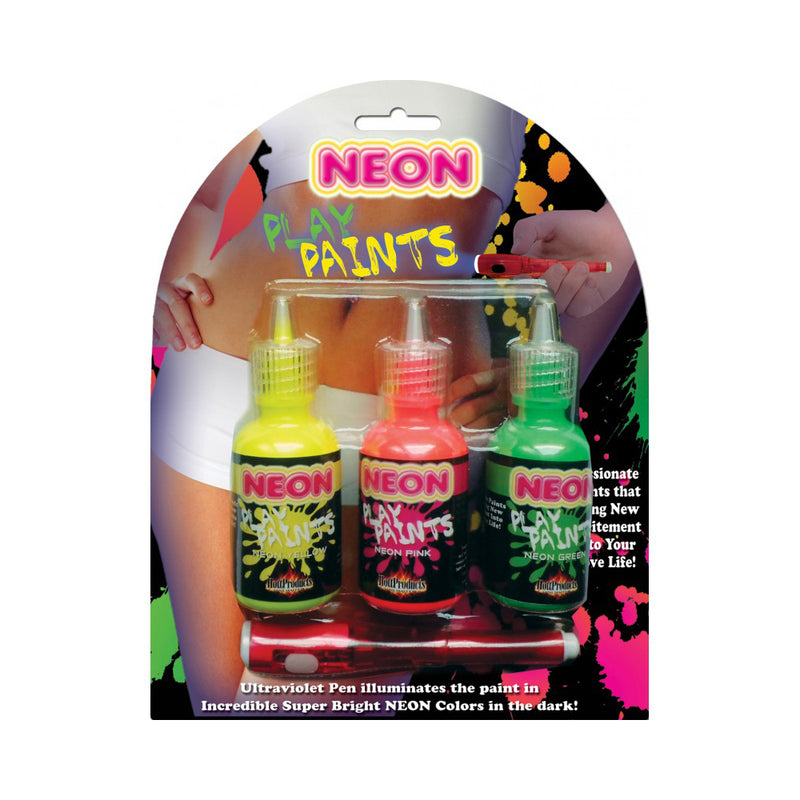 Neon Body Paints 3 Pack Card