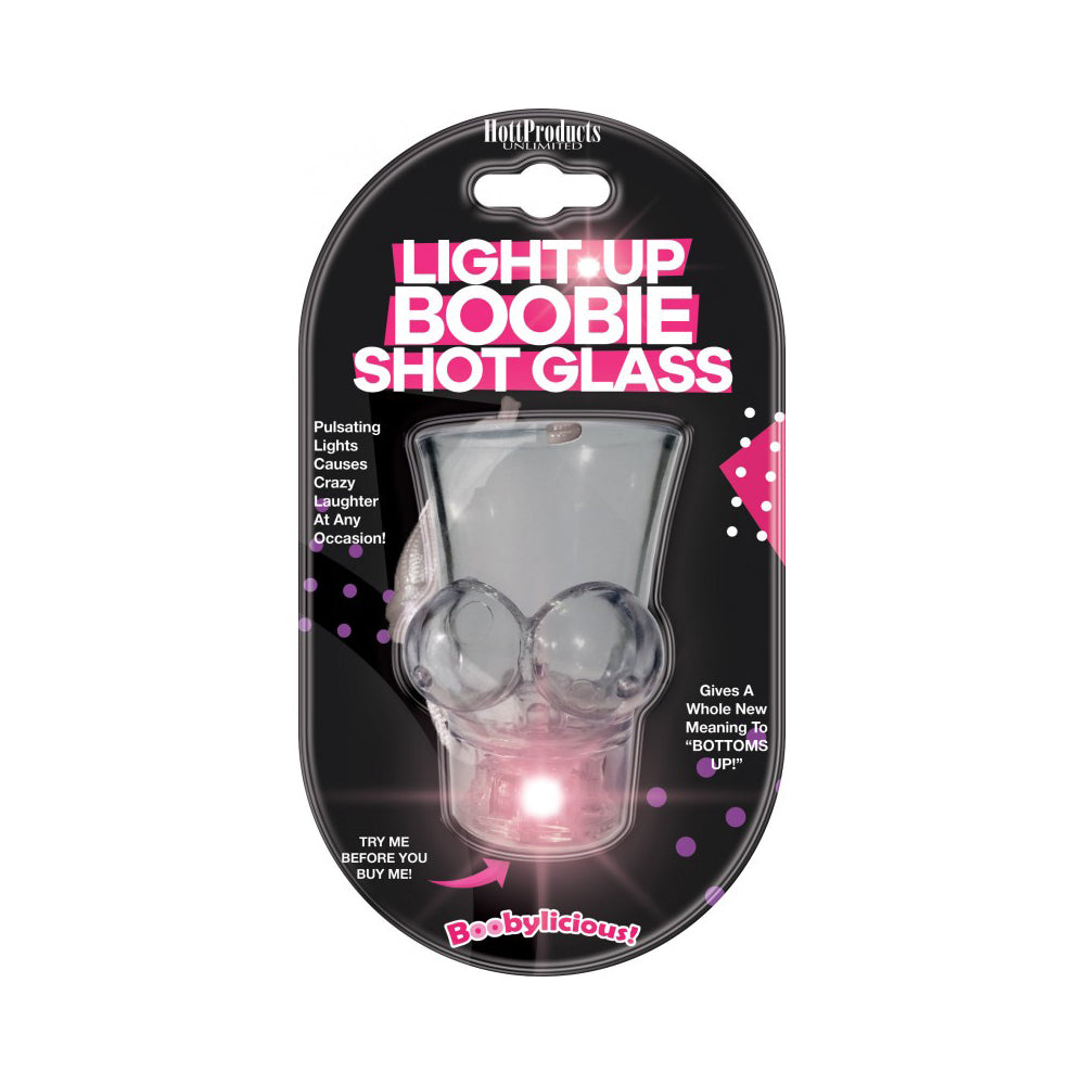 Light Up Boobie Shot Glass With String