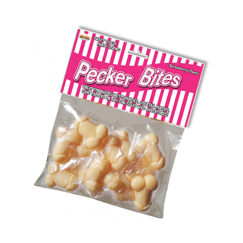 Pecker Bites Strawberry
