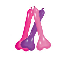 Pecker Balloons Assorted Colors 6Ct Box