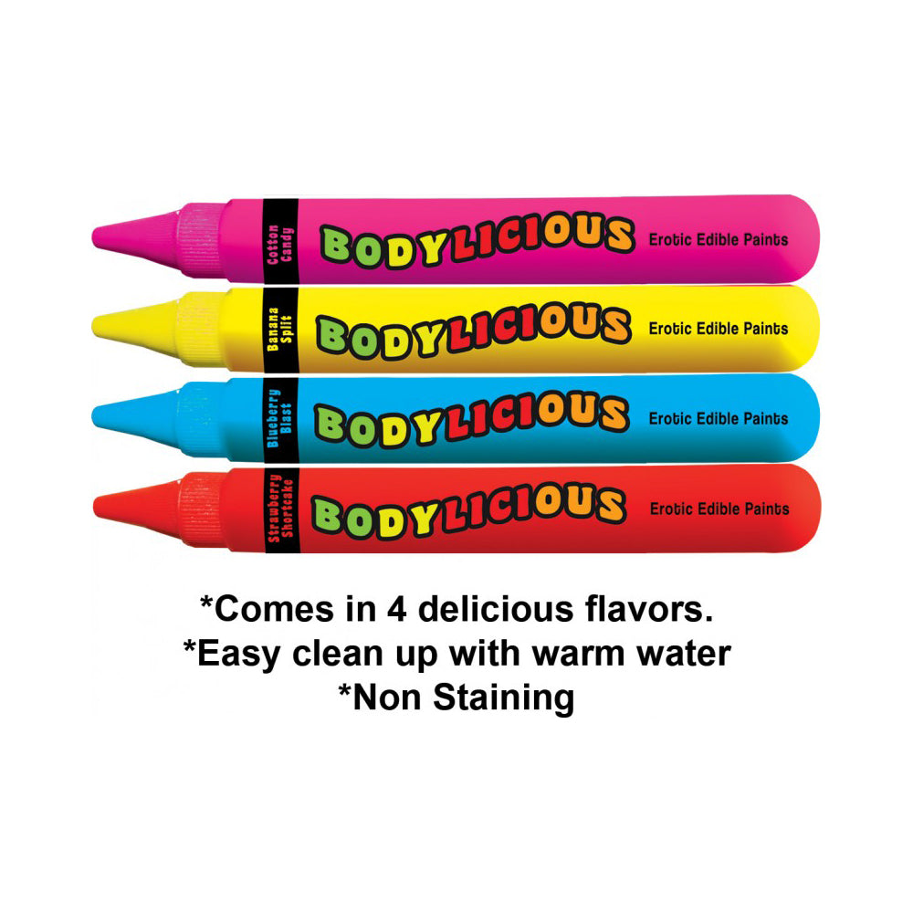 Bodylicious Edible Body Pens 4Pk