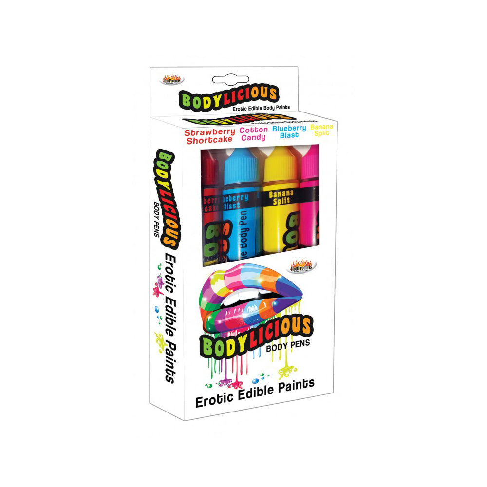 Bodylicious Edible Body Pens 4Pk