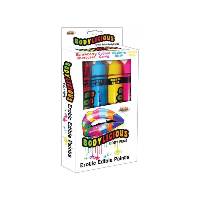 Bodylicious Edible Body Pens 4Pk
