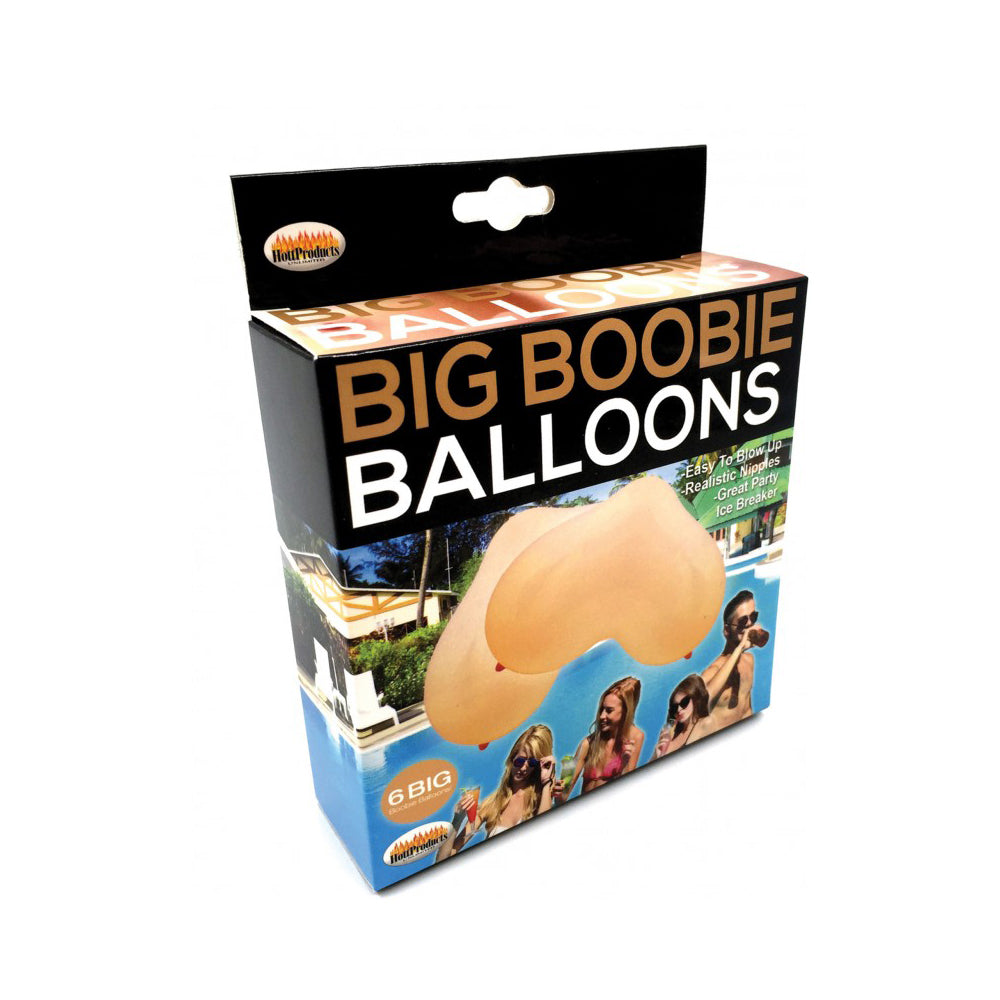 Big Boobie Balloons 6Ct