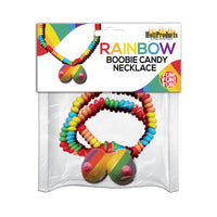 Rainbow Boobie Candy Necklace