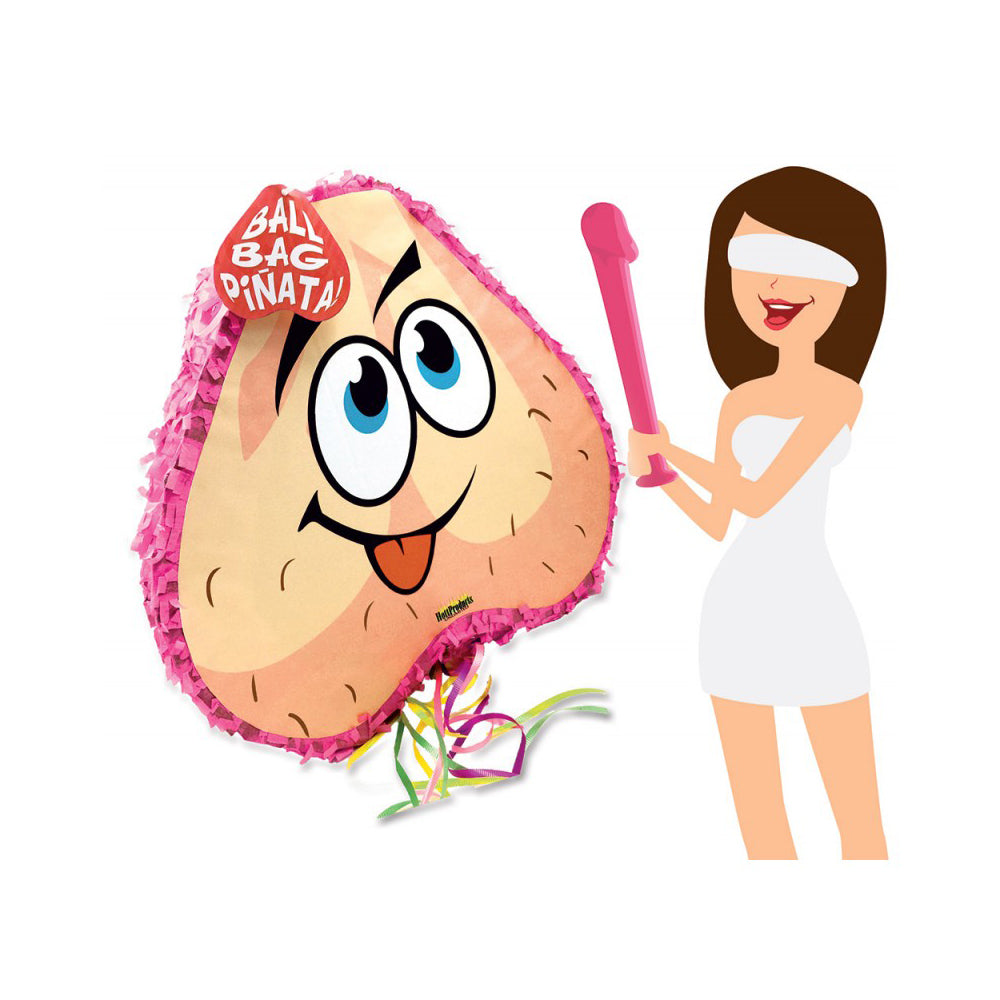 Pink Pecker Bat & Ball Bag Piniata Combo Pack