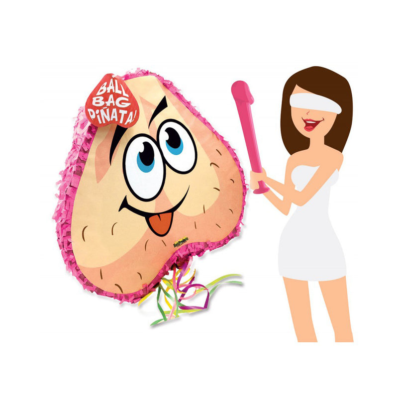 Pink Pecker Bat & Ball Bag Piniata Combo Pack