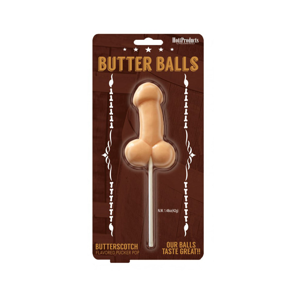 Butterballs Butterscotch Pecker Pop